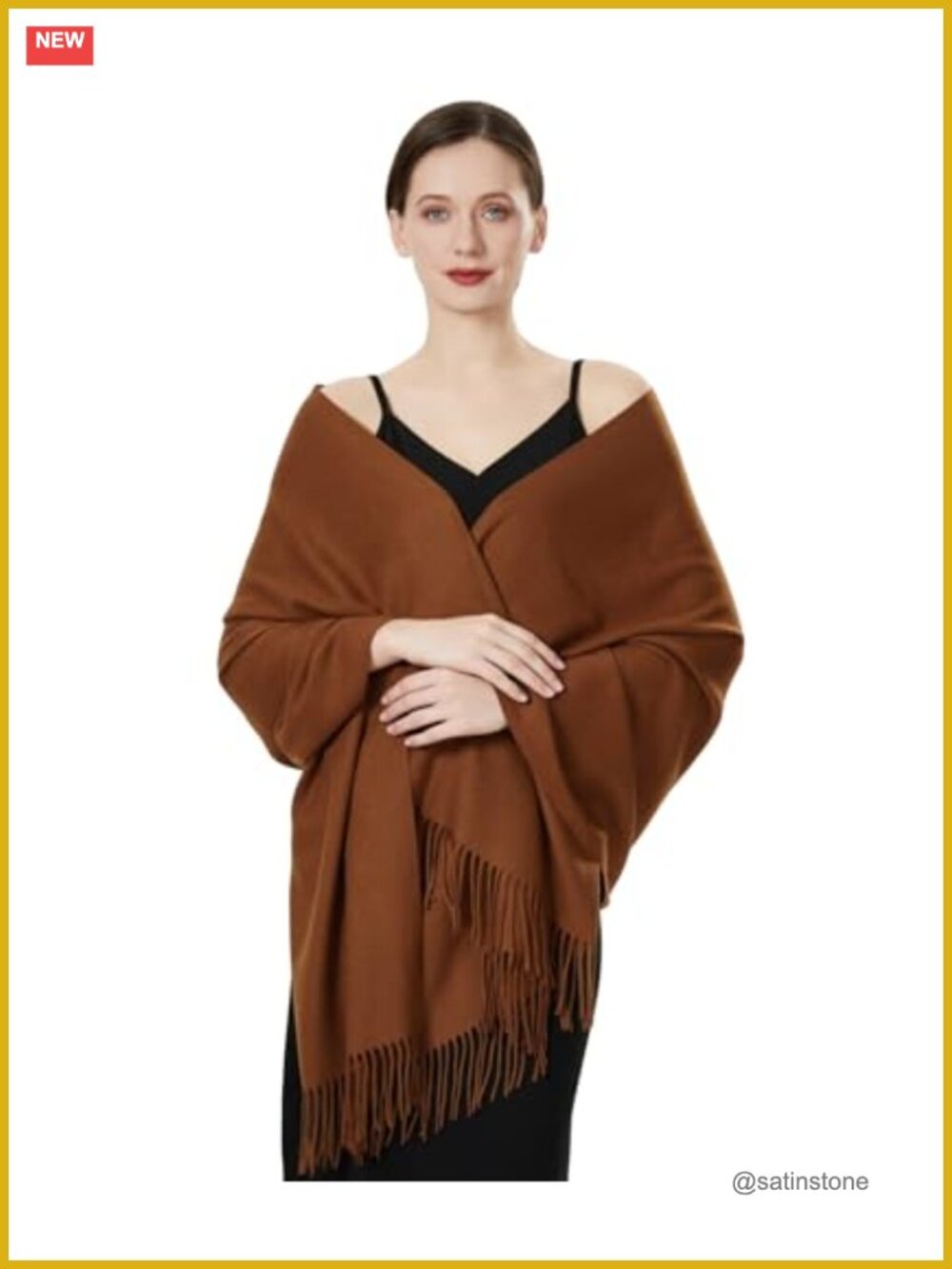 Women's Warm Pashmina Shawl Wrap Scarf Cotton Polyester Wedding Evening